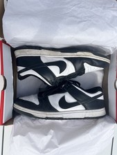 Nike Dunk Low Retro Sneakers da Uomo - White/White/Black, EU 44