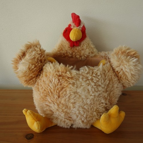 Peluche cesto pollo - cesto, soffici