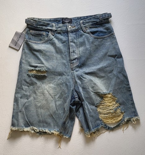 Pantaloncini jeans balenciaga - pantaloncini,