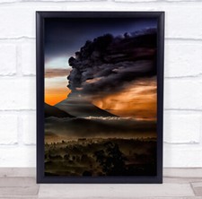 Bali vulcano eruzione alba