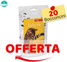 Candioli BOLO VIA  20 Bocconcini → Rimuove e Previene i Boli di Pelo nei GATTI