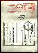 1273 - AFFRANCATURA MECCANICA - COLUSSI PERUGIA SRL - PETRIGNANO ASSISI (PG)