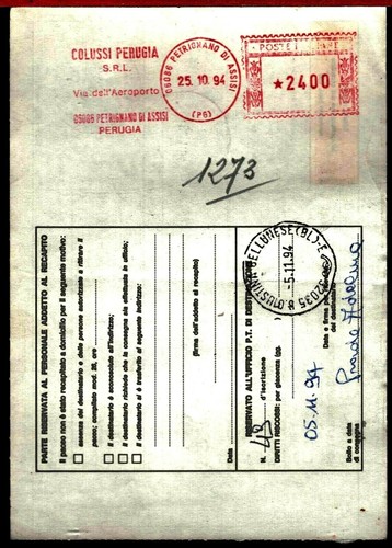 1273 affrancatura meccanica - affrancatura,