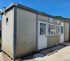 Box container 8 metri uso Ufficio da 2 Stanze con Aria Condizionata + 2 Bagni