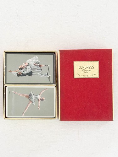 Congress vintage playing cards - vintage,