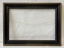 Cornice Profilrahmen Nero Oro Antico Vintage Falzmaße 64,8 X 44,8 CM
