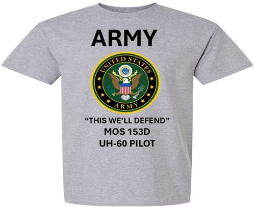 Pilot mos 153d shirt - uh-60, *shirt