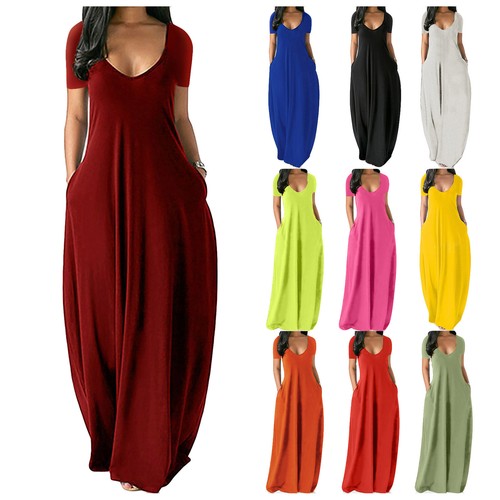 Maxi abito donna sciolto