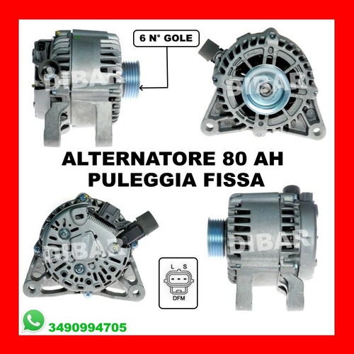 Alternatore 80ah ford - fiesta, v