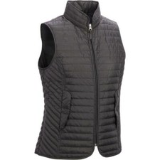 Gilet Equitazione Piumino Smanicato Fouganza Decathlon Nero (XS - 88-91cm)
