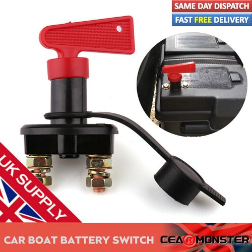 Battery master isolator cut - master,