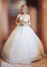 Abito da sposa SEMIDA SPOSA Fashion Wedding Avorio Trasparente Stile Principessa