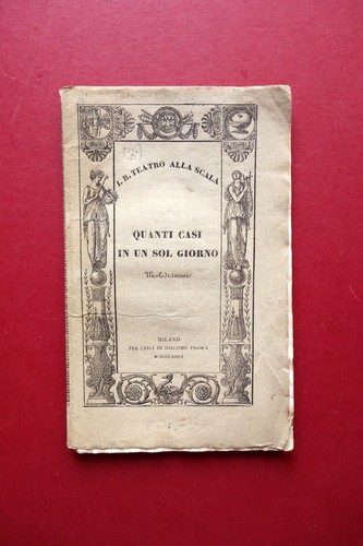 Libretto opera quanti casi - d'opera,