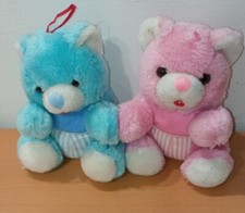 Peluche Coppia Orsetti Azzurro