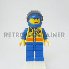 LEGO Minifigures - 1x cty072 - Coast Guard Patroller - City Omino Minifig 4210