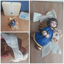 Vintage Bellissima Formella Angelo blu Thun 14,5 cm fuori produzione 