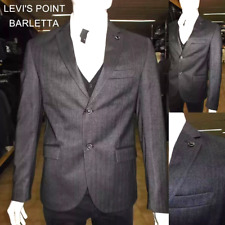 Giacca da Uomo Elegante Invernale Blazer Slim fit Casual Grigio 48 a Fantasia