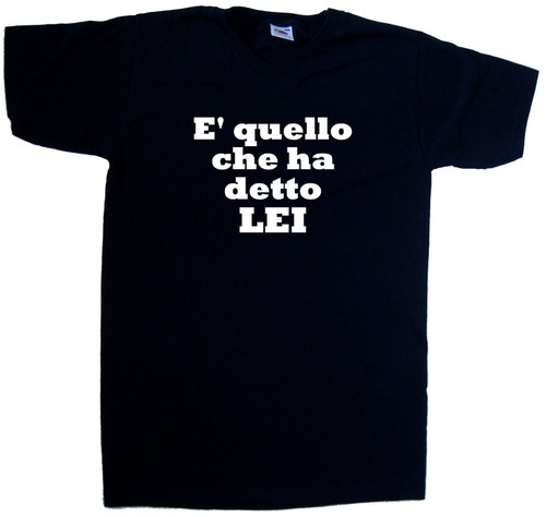 Quello che detto - quello,