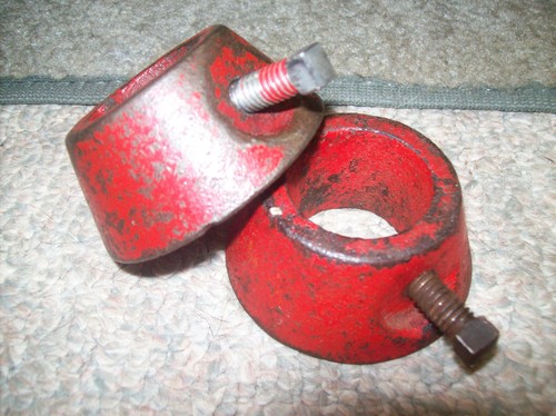 Vintage barbell collars - vintage,