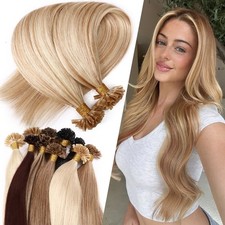 Blonde Fusion Nail Tip U Tip