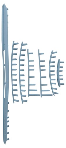 Set strisce paraurti tampone