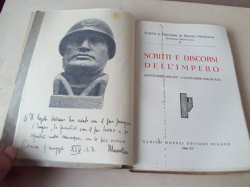 Scritti discorsi benito - e,