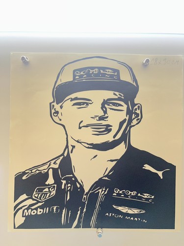 Adesivi redbull max verstappen - max,