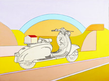 MAMBOR RENATO - Lambretta (Mezzi Culturali) - Litografia a tiratura limitata