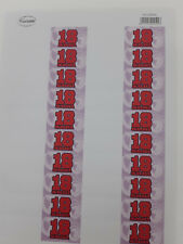 20 BIGLIETTI PER BOMBONIERA