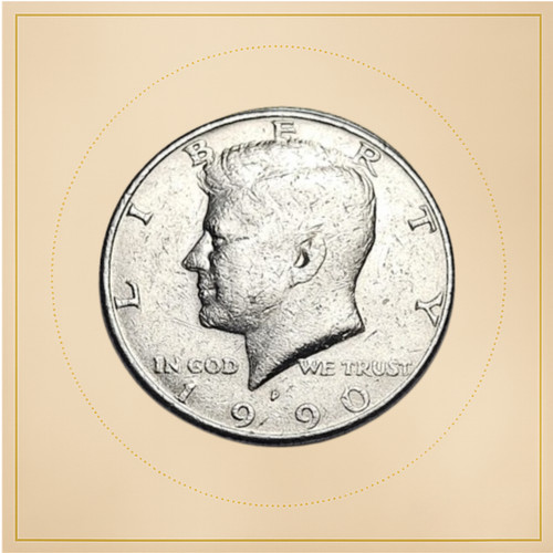 Mezzo dollaro kennedy 1990 - dollaro,
