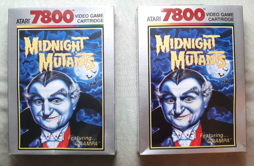 Atari 7800 midnight mutants - atari,