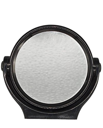 Specchio compatto nero tondo
