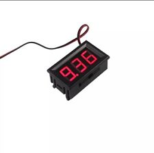 Voltmetro 4,5-30vdc digitale 2 cavi da pannello