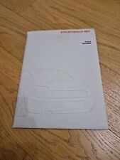 Porsche 911 996 1996 Dossier Press Kit  Cartella Stampa Publikation Photos