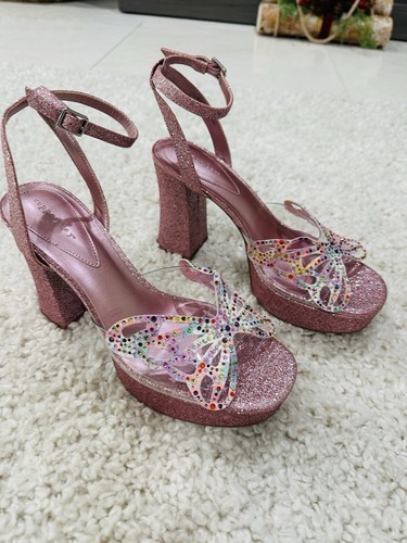 Sandali donna plateau - , rosa