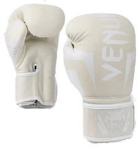 Guantoni da boxe Venum Elite 14 oz bianco/bianco sporco - scatola Guantes