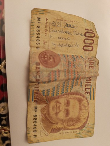 Banconota mille 1000 - banconota,