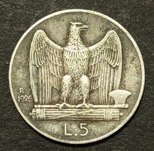 5 LIRE 1926 BB AQUILINO