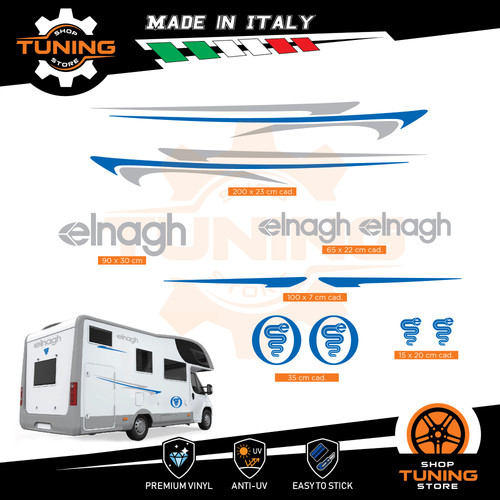 Kit adesivi camper - adesivi,