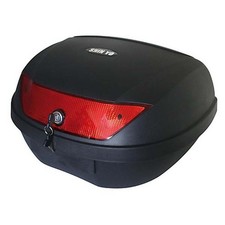 Bauletto moto rigido nero opaco per portapacchi posteriore 51 litri