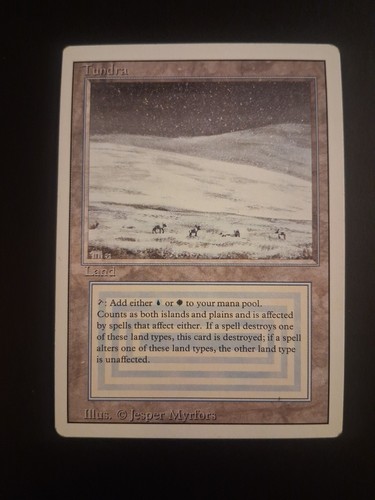 Magic the gathering tundra - gathering,