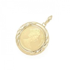 Autentico ciondolo per moneta K18YG (cornice) #260-007-989-7877