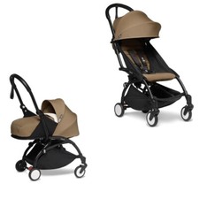 Babyzen Yoyo2 Duo Passeggino 6M+ Navicella 0M+ Telaio Nero/ Rivestimento Toffee