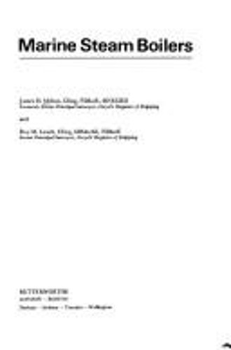 Marine steam boilers hardcover - steam,