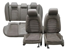 Sedili Anteriore Posteriore Pelle Alcantara Latte Macchiato VW Passat 3C B6