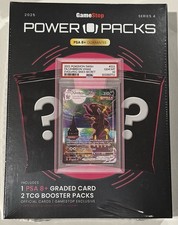 GameStop Power Pack Serie 4 Box - PSA Slab e 2 Booster Pack - Pokemon NUOVO
