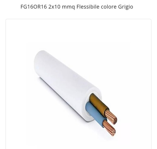 Cavo triveneta 2x10 fg16or16 - cavo,