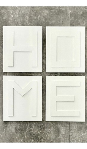 Scritta home quadro legno - scritta,