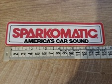 adesivo vintage sparkomatic america's car sound