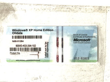 Windows XP Home Licenza Etichetta Stiker Key Product da PC Dismesso